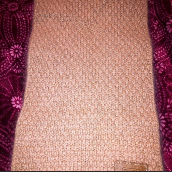 Beige coach wool scarf vintage never used - Picture 1 of 2